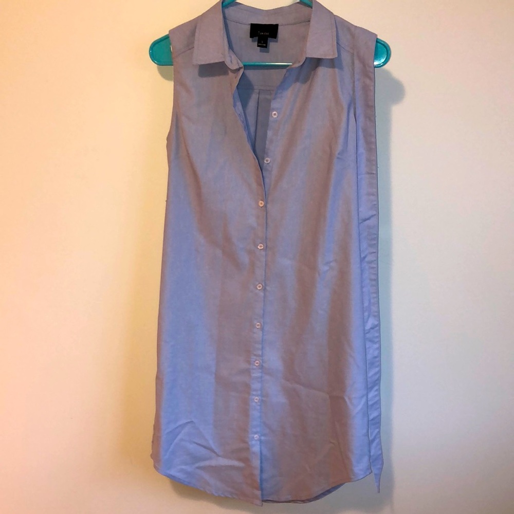 Light blue tank top dress